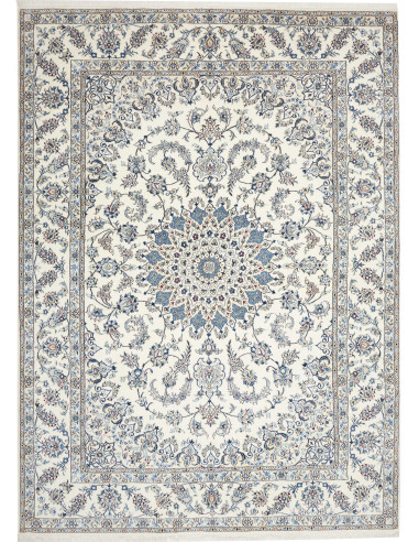 Hand Made Rug Nain Kashmar Persia 249x343 Ivory