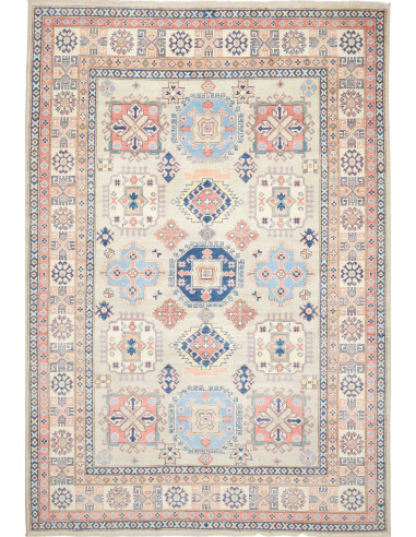 Tappeto Originale Kazak Afghanistan 203x294 Bei