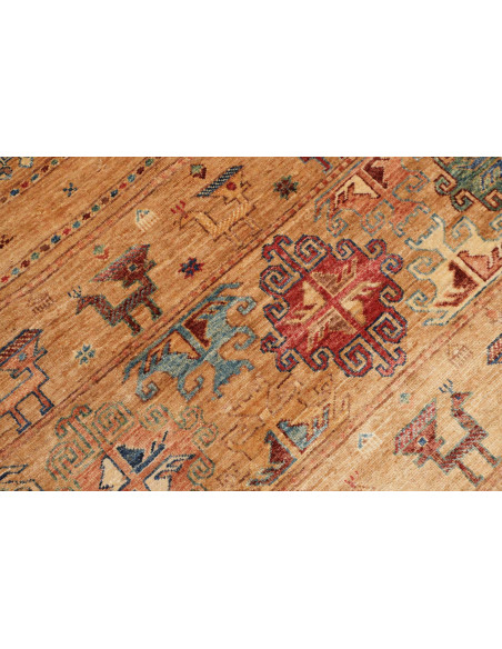 Hand Made Rug Rubin Pakistan 170x241 Brown Beig