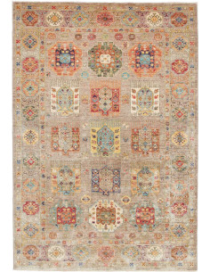 Hand Made Rug Tribal Pakistan 170x243 Taupe Mul