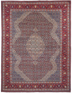 Tappeto Originale Sarough Persia 305x400 Rosso
