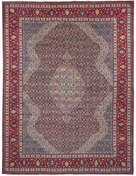Hand Made Rug Sarough Persia 305x400 Red Blue