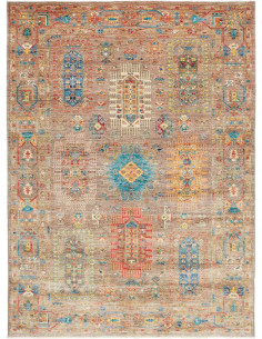 Hand Made Rug Tribal Pakistan 170x231 Brown Bei