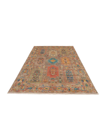 Hand Made Rug Tribal Pakistan 170x231 Brown Mul