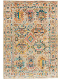Hand Made Rug Tribal Pakistan 163x244 Beige Blu