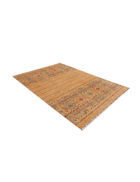 Hand Made Rug Rubin Pakistan 167x240 Brown Beig