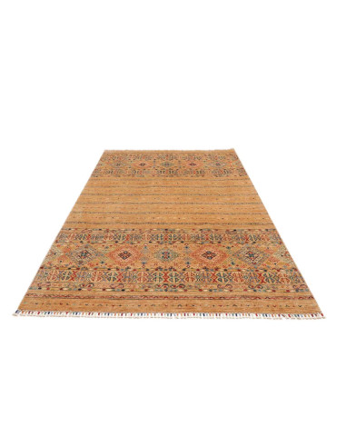 Hand Made Rug Rubin Pakistan 167x240 Brown Beig