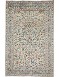 Hand Made Rug Kashan Persia 273x422 Mint Blue C