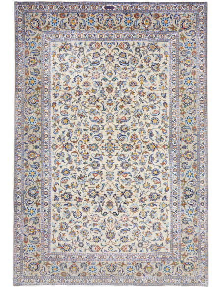 Tappeto Originale Kashan Persia 213x310 Crema B