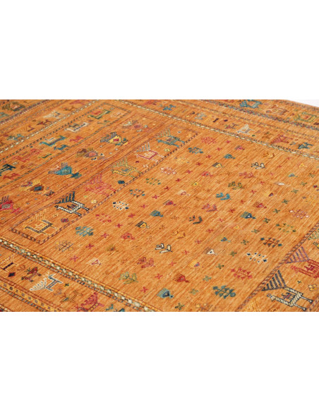 Hand Made Rug Rubin Pakistan 172x237 Ocher Mult