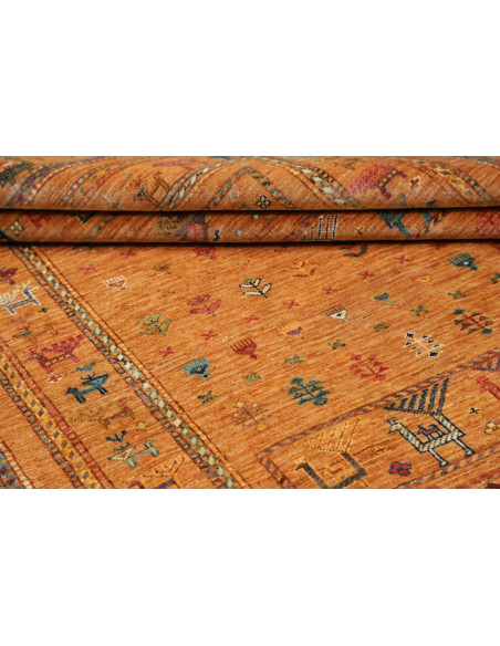 Hand Made Rug Rubin Pakistan 172x237 Ocher Mult