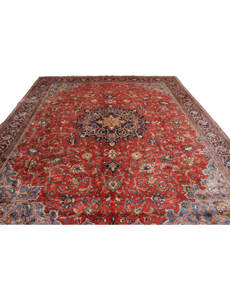 Hand Made Rug Sarough Persia 300x396 Red Blue