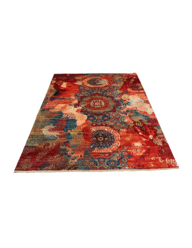 Hand Made Rug Vintage Erased Pakistan 148x203 R