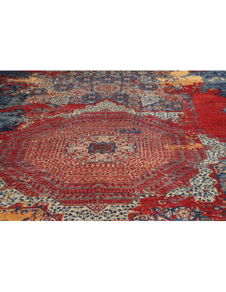 Hand Made Rug Vintage Erased Pakistan 267x355 R