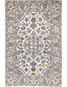 Tappeto Originale Kashan Persia 100x150 Crema B