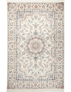 Hand Made Rug Nain 9la Persia 145x225 Cream Blu