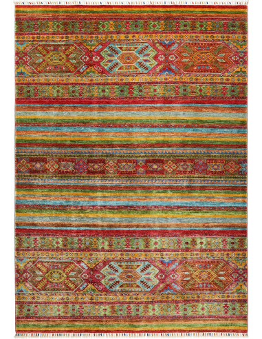 Hand Made Rug Rubin Pakistan 170x237 Multicolor