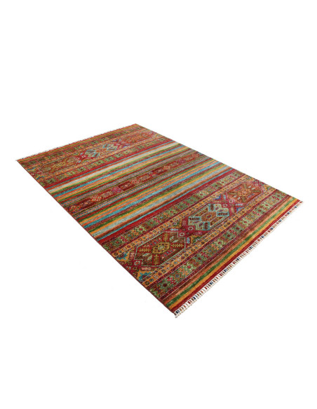 Hand Made Rug Rubin Pakistan 170x237 Multicolor