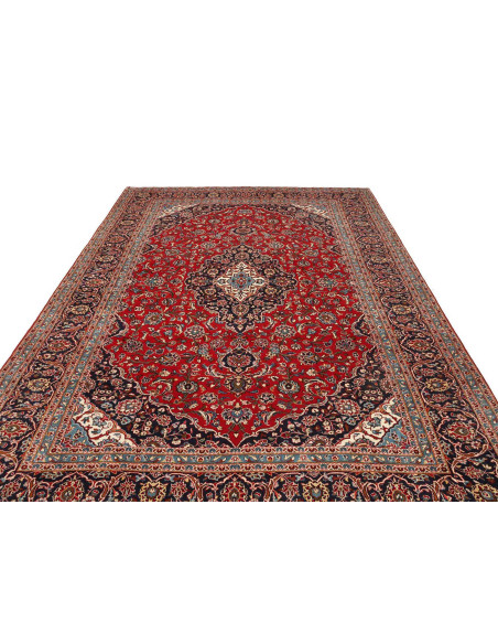 Hand Made Rug Ardakan Persia 242x375 Red Blue