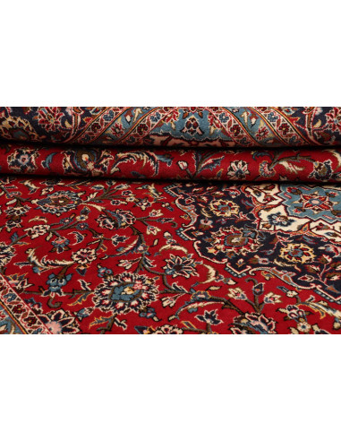 Hand Made Rug Ardakan Persia 242x375 Red Blue