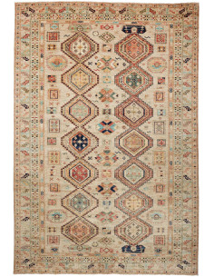 Hand Made Rug Kazak Fine Pakistan 203x303 Beige