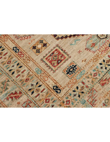 Hand Made Rug Kazak Fine Pakistan 203x303 Beige