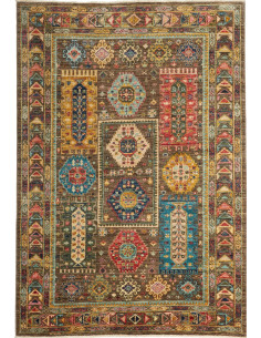 Tappeto Originale Tribal Pakistan 125x179 Marro