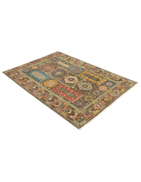 Hand Made Rug Tribal Pakistan 125x179 Brown Mul