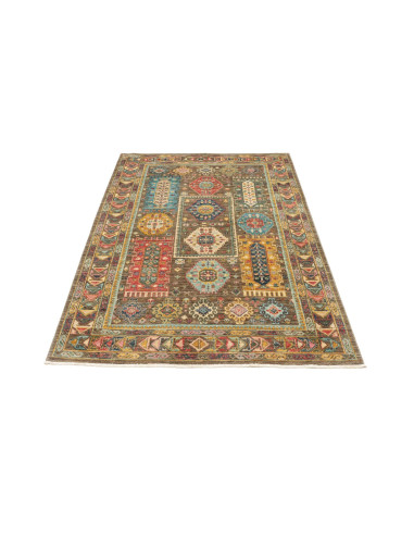 Hand Made Rug Tribal Pakistan 125x179 Brown Mul