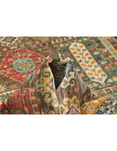 Hand Made Rug Tribal Pakistan 125x179 Brown Mul