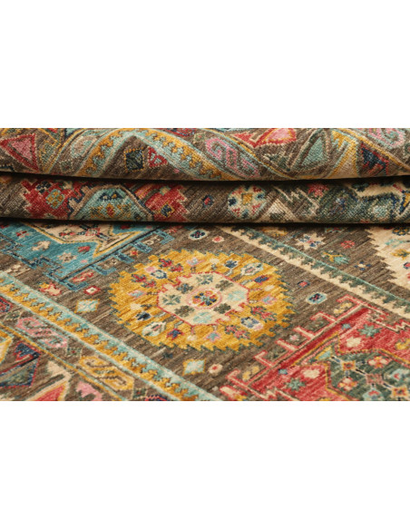 Hand Made Rug Tribal Pakistan 125x179 Brown Mul