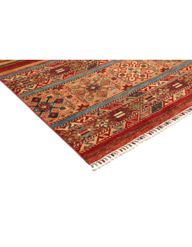 Hand Made Rug Samarkand Pakistan 205x290 Red Be