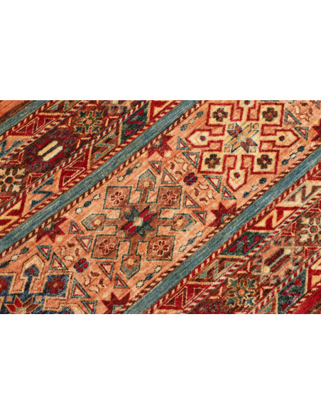 Hand Made Rug Samarkand Pakistan 205x290 Red Be