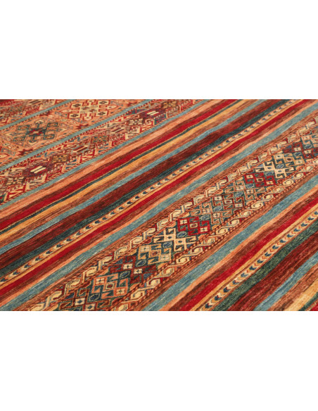 Hand Made Rug Samarkand Pakistan 205x290 Red Be