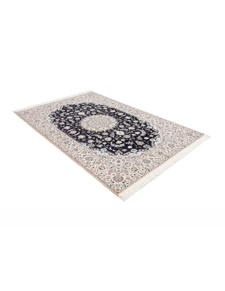 Tappeto Originale Nain 6la Persia 155x232 Blu S
