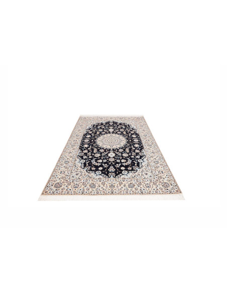 Tappeto Originale Nain 6la Persia 155x232 Blu S