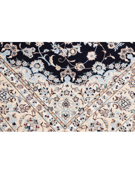 Tappeto Originale Nain 6la Persia 155x232 Blu S