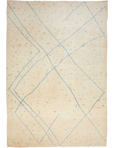 Hand Made Rug Berber Pakistan 204x298 Beige Lig
