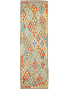Tappeto Originale Kilim Afghanistan 75x240 Grig