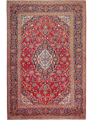 Hand Made Rug Ardakan Persia 240x365 Red Blue