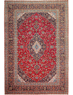 Hand Made Rug Ardakan Persia 250x360 Red Blue