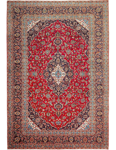 Hand Made Rug Ardakan Persia 250x360 Red Blue
