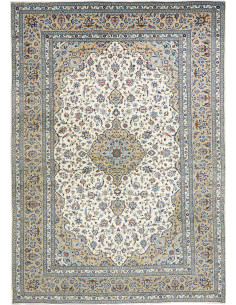Hand Made Rug Kashan Persia 247x356 Ivory Light