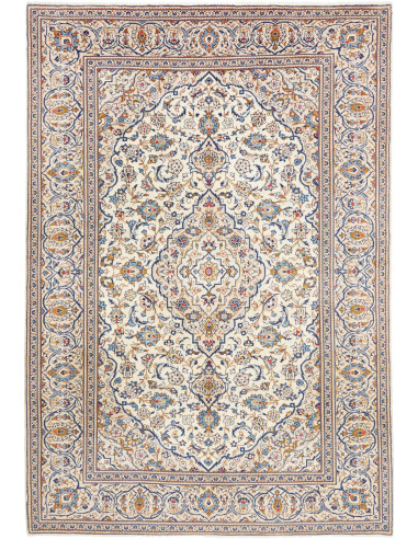 Tappeto Originale Kashan Persia 200x296 Avorio