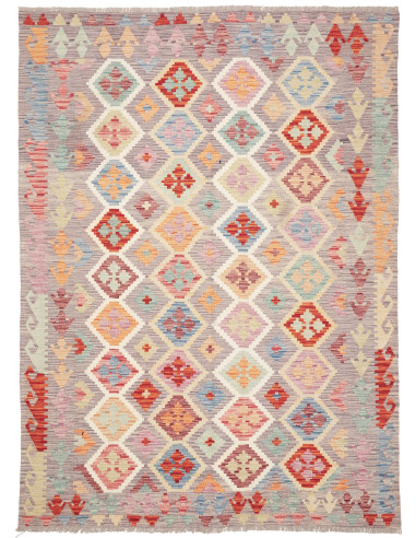 Hand Made Rug Kilim Afghanistan 169x234 Gray Re