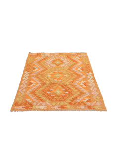 Hand Made Rug Kilim Afghanistan 101x148 Orange 2