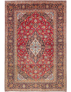 Hand Made Rug Ardakan Persia 200x293 Dark Red M