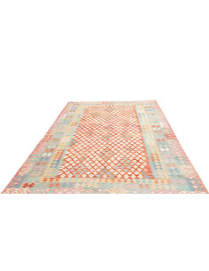 Hand Made Rug Kilim Afghanistan 202x301 Orange 2