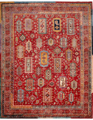 Tappeto Originale Tribal Pakistan 248x309 Rosso