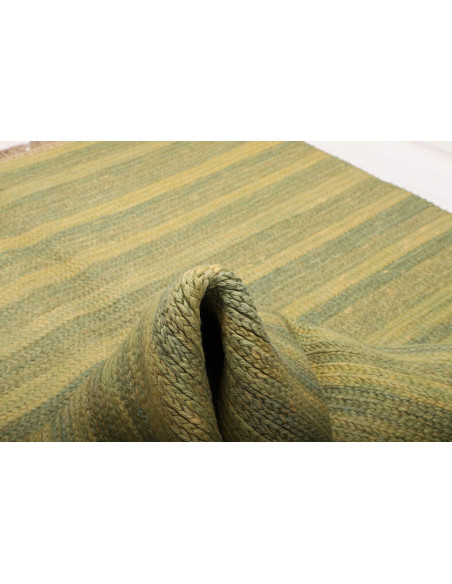 Hand Made Rug Modern Kilim Persia 175x240 Green